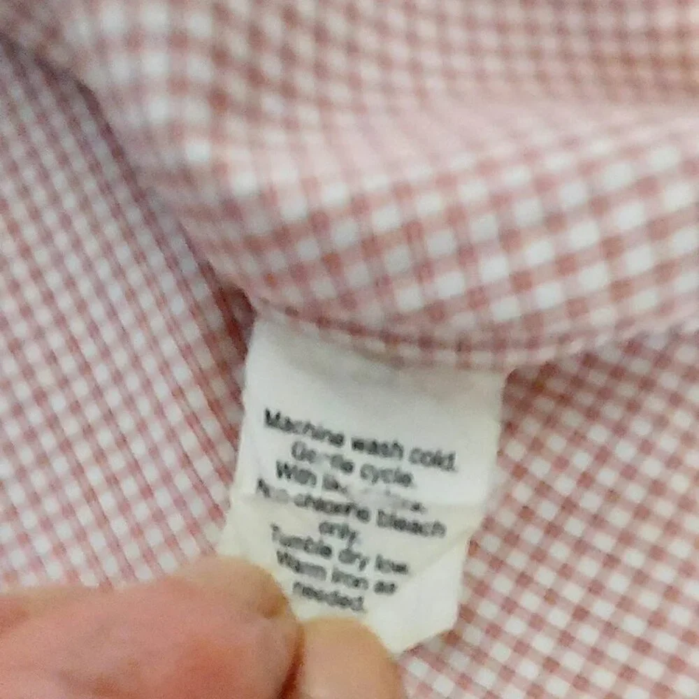 J Crew Mens Red Check Shirt 80